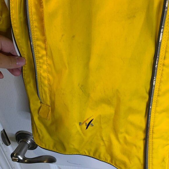 Vintage Men's Phenix Snowboarding Jacket Size L Yellow Full Zip Adj Cuffs Skiing - Picture 13 of 16